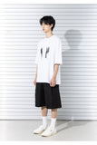 マスノウン(MASSNOUN) PROJECTION FOUR MEN T-SHIRTS MSTTS005-WT