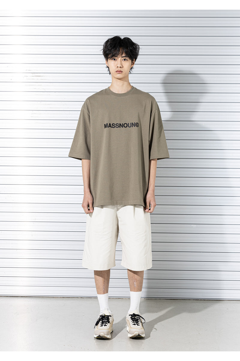 マスノウン(MASSNOUN) C LOGO OVERSIZED T-SHIRTS MSTTS008-OV