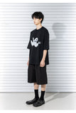 マスノウン(MASSNOUN) SLOTH OVERSIZED T-SHIRTS MSTTS009-BK