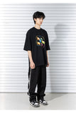 マスノウン(MASSNOUN) NEED BREAK OVERSIZED T-SHIRTS MSTTS010-BK