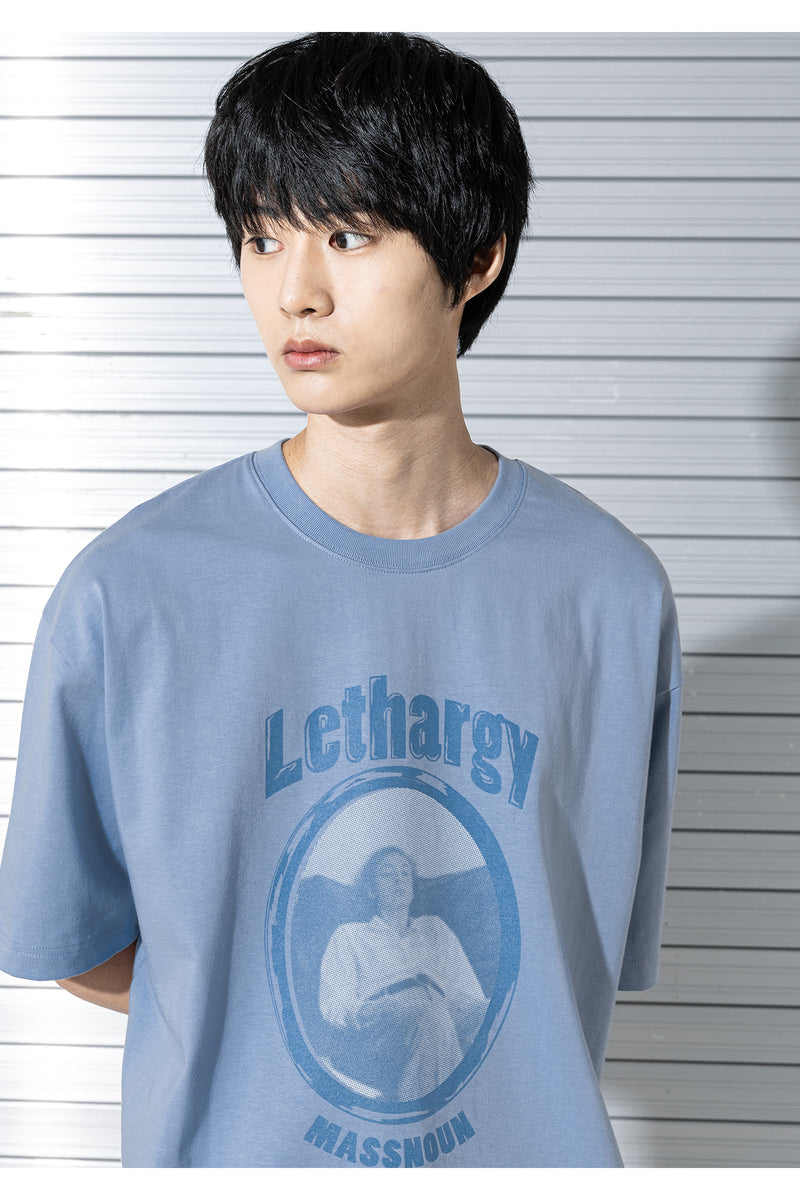 マスノウン(MASSNOUN)  LETHARGY OVERSIZED T-SHIRTS MSTTS015-BG