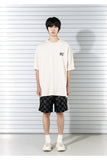マスノウン(MASSNOUN)  MARKING LOGO OVERSIZED T-SHIRTS MSTTS018-BG
