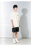 マスノウン(MASSNOUN)  MARKING LOGO OVERSIZED T-SHIRTS MSTTS018-BG