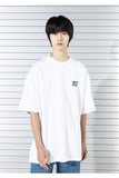 マスノウン(MASSNOUN)   MARKING LOGO OVERSIZED T-SHIRTS MSTTS018-WT