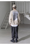 メスノウン(MASSNOUN) CLASSIFICATION OVERSIZED CREWNECK MSZCR001-BG