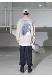 メスノウン(MASSNOUN) CLASSIFICATION OVERSIZED CREWNECK MSZCR001-BG