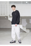 メスノウン(MASSNOUN) CLASSIFICATION OVERSIZED CREWNECK MSZCR001-BK
