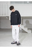 メスノウン(MASSNOUN) CLASSIFICATION OVERSIZED CREWNECK MSZCR001-BK