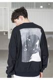 メスノウン(MASSNOUN) CLASSIFICATION OVERSIZED CREWNECK MSZCR001-BK
