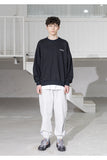 メスノウン(MASSNOUN) CLASSIFICATION OVERSIZED CREWNECK MSZCR001-BK