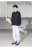 メスノウン(MASSNOUN) CLASSIFICATION OVERSIZED CREWNECK MSZCR001-BK