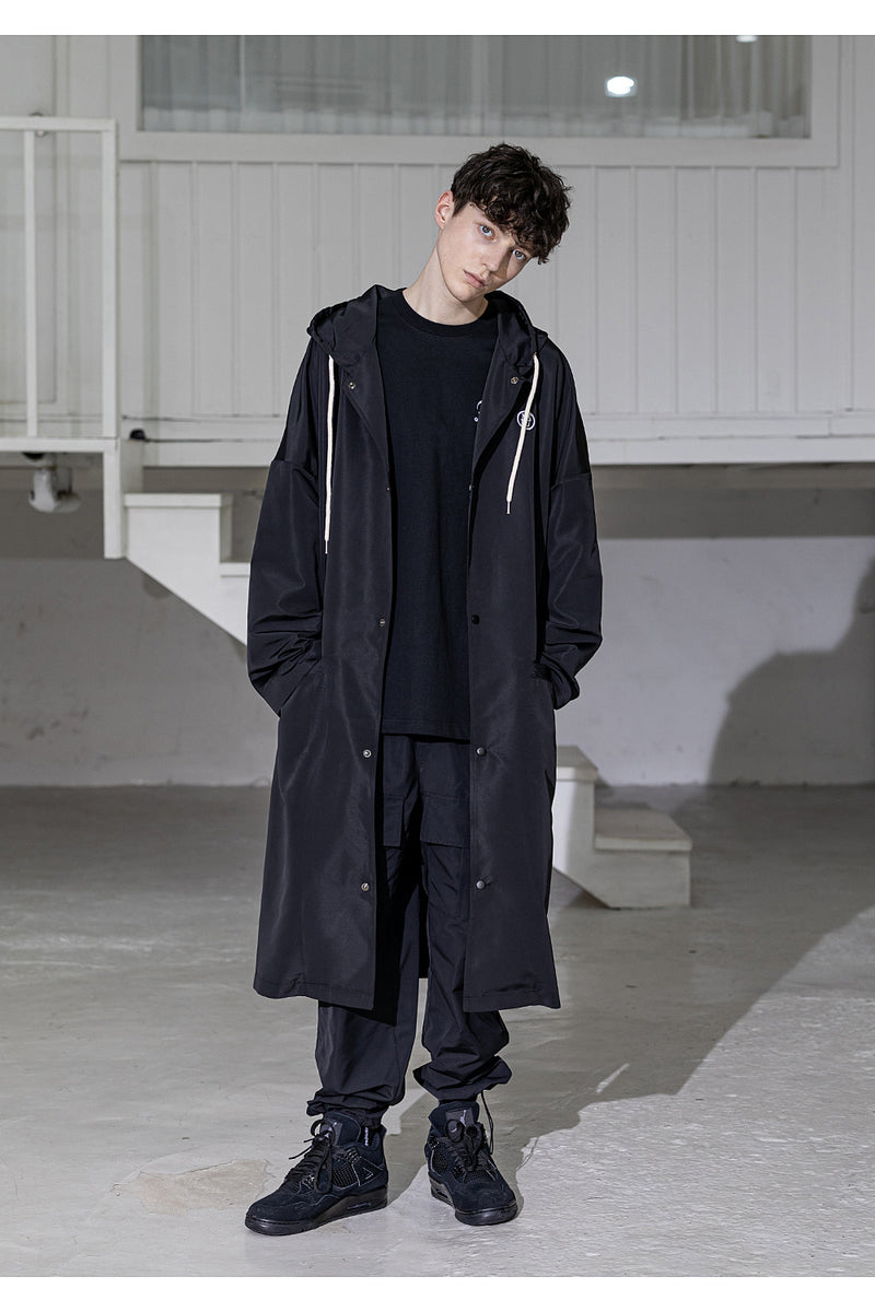 メスノウン(MASSNOUN) CAMPAIGN LONG RAIN COAT MSZCT002-BK