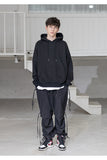 メスノウン(MASSNOUN) BIOHAZARD SYMBOL OVERSIZED HOODY MSZHD001-BK