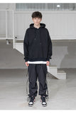 メスノウン(MASSNOUN) BIOHAZARD SYMBOL OVERSIZED HOODY MSZHD001-BK