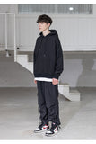 メスノウン(MASSNOUN) BIOHAZARD SYMBOL OVERSIZED HOODY MSZHD001-BK