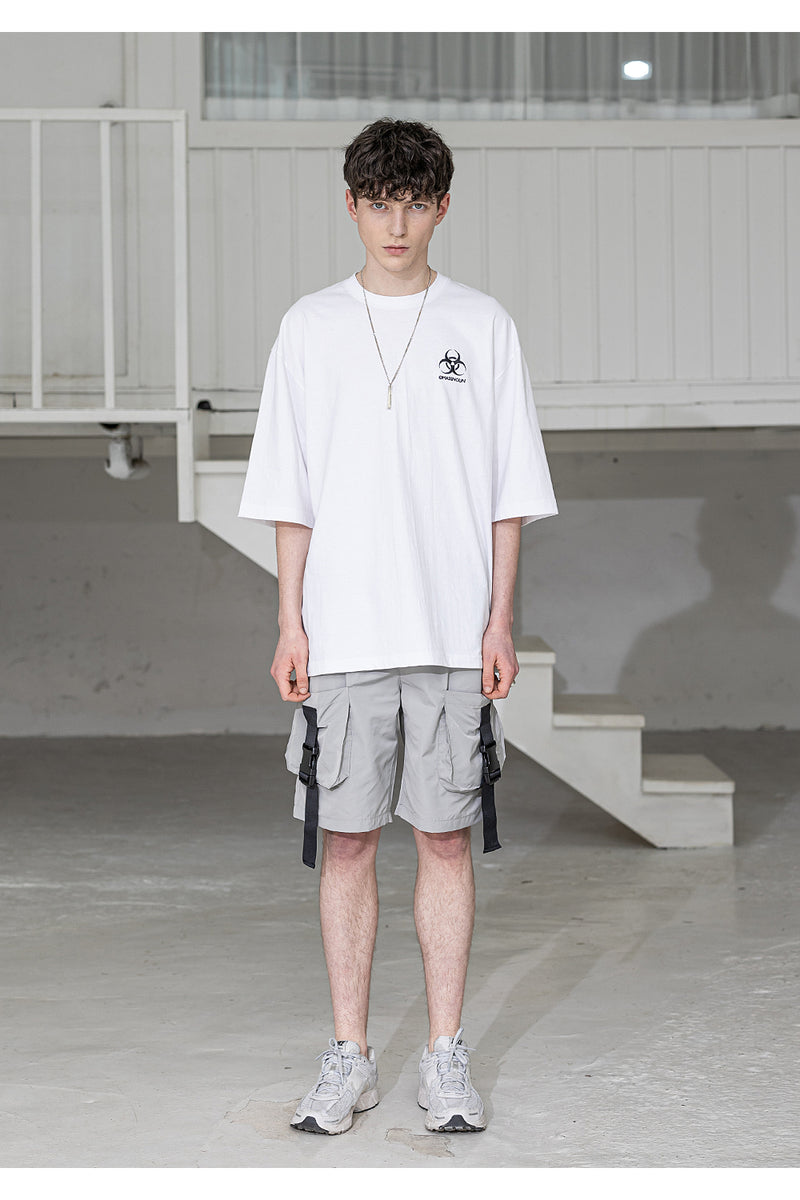 メスノウン(MASSNOUN) TECH STRAP CARGO SHORT PANTS MSZSP001-GY