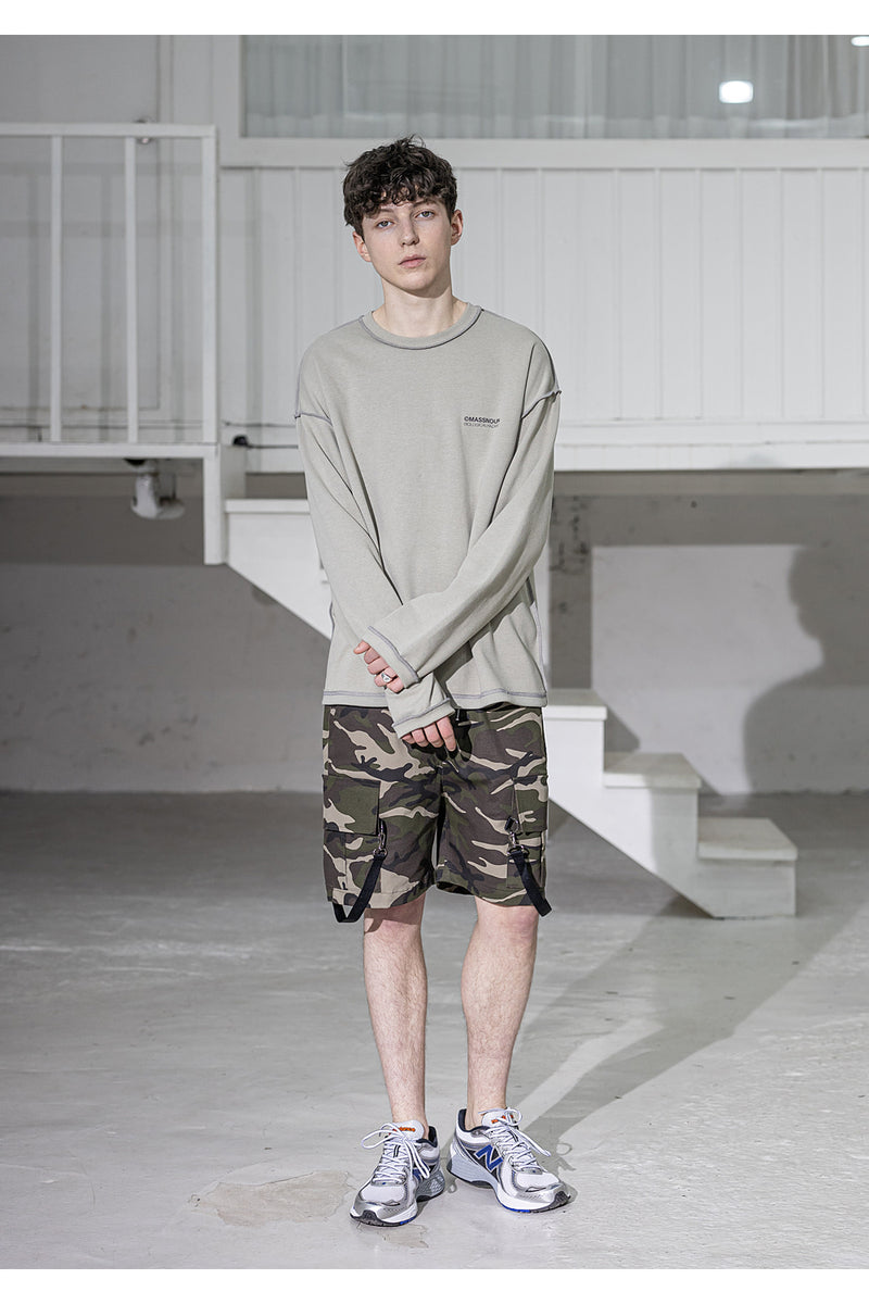 メスノウン(MASSNOUN) D-RING STRAP CARGO SHORT PANTS MSZSP002-CM