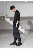 メスノウン(MASSNOUN) D-RING FRONT CARGO TRACK PANTS MSZTP001-BK