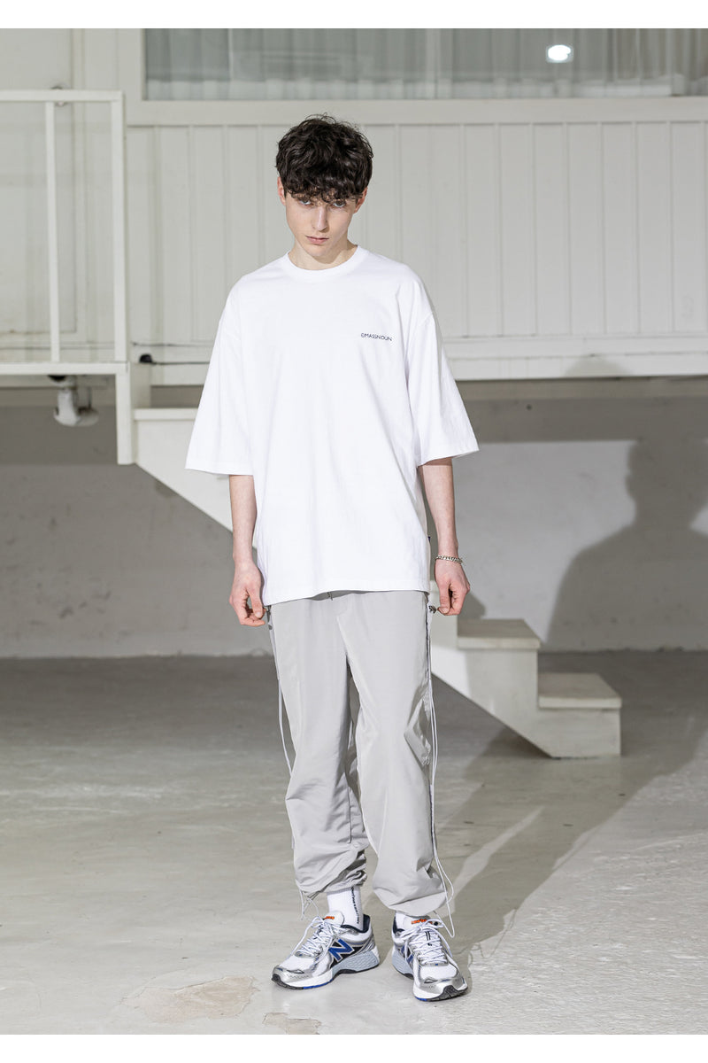 メスノウン(MASSNOUN) SIDE TAP STRING TRACK PANTS MSZTP004-GY
