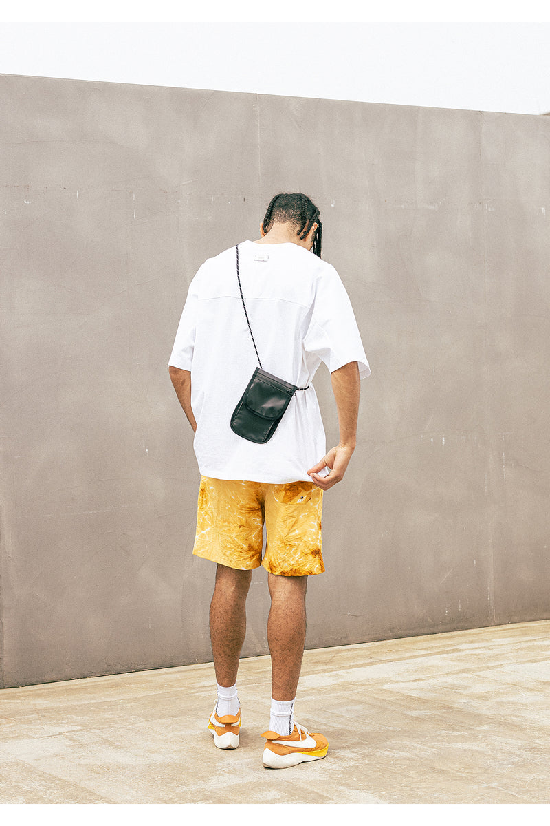 マスノウン(MASSNOUN)  TARPAULIN SMALL BAG MUOAB001-BK