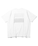 マスノウン(MASSNOUN)  FAKE ILLUSUIN LINE OVERSIZED T-SHIRTS MUOTS004-WT