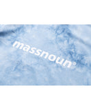 マスノウン(MASSNOUN)  SL LOGO TIE-DYE REGULAR FIT T-SHIRTS MUOTS007-BL