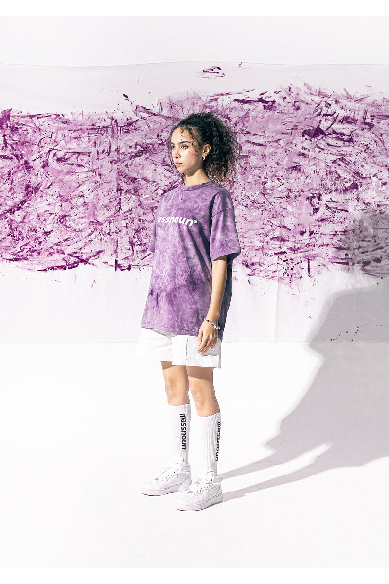 マスノウン(MASSNOUN) SL LOGO TIE-DYE REGULAR FIT T-SHIRTS MUOTS007-DP