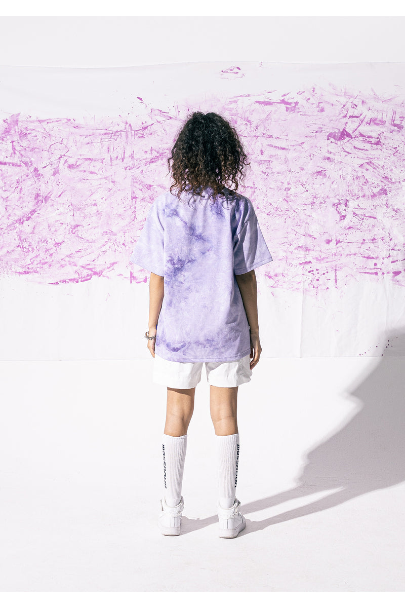 マスノウン(MASSNOUN)  SL LOGO TIE-DYE REGULAR FIT T-SHIRTS MUOTS007-PP