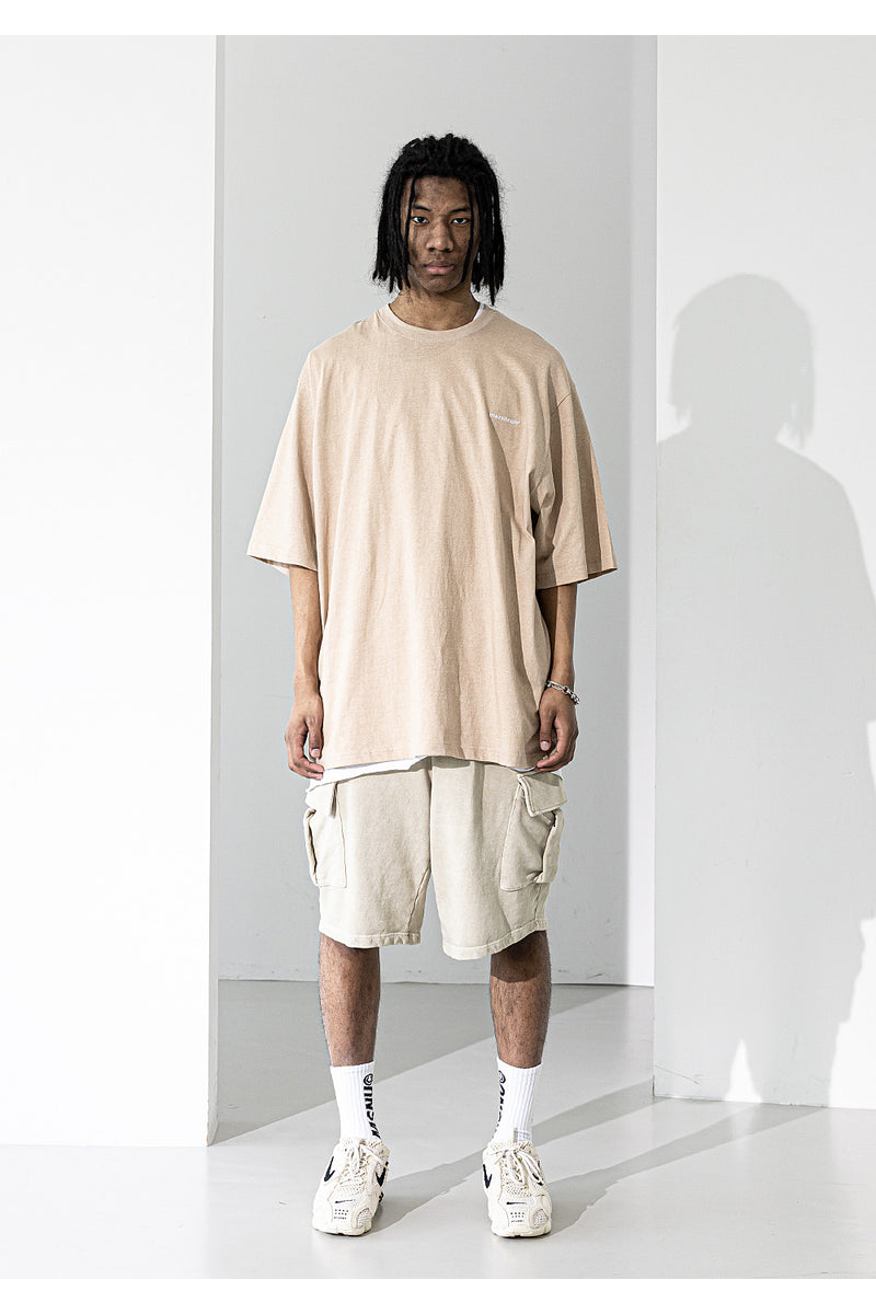 マスノウン(MASSNOUN) PIGMENT POCKET SHORT PANTS MUZSP001-BG