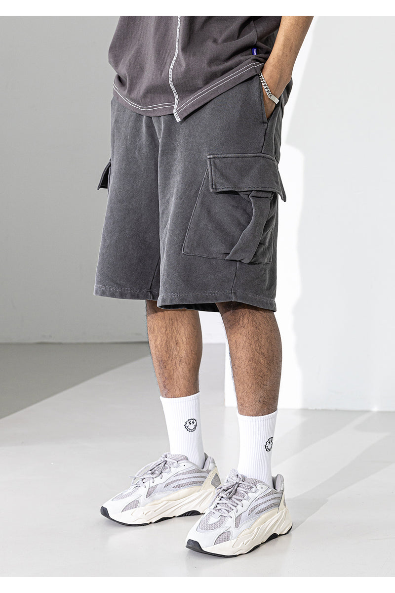 マスノウン(MASSNOUN) PIGMENT POCKET SHORT PANTS MUZSP001-DG