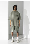 マスノウン(MASSNOUN) PIGMENT POCKET SHORT PANTS MUZSP001-KK