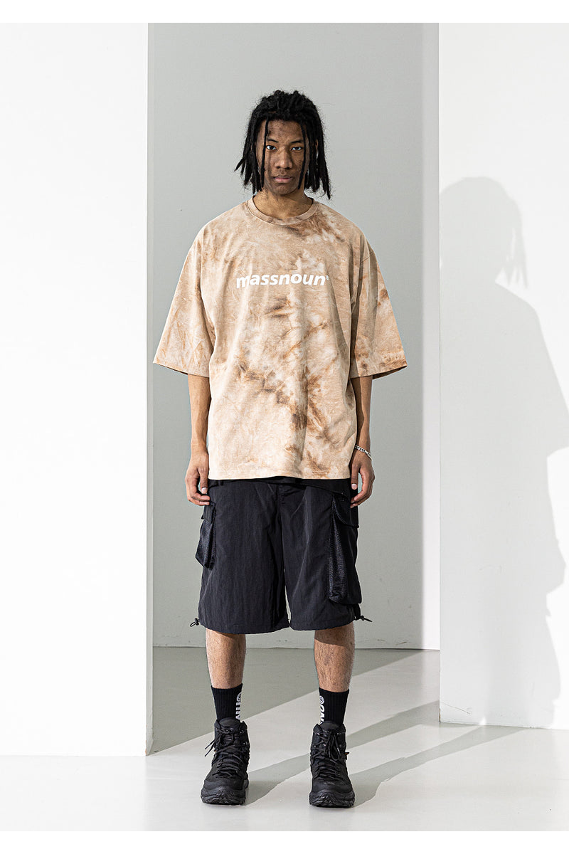 メスノウン(MASSNOUN) MESH CARGO POCKET SHORT PANTS MUZSP002-BK