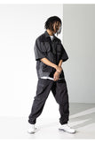 メスノウン(MASSNOUN) NYLON METAL SIGNATURE CARGO PANTS MUZTP001-BK