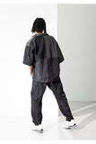 メスノウン(MASSNOUN) NYLON METAL SIGNATURE CARGO PANTS MUZTP001-BK