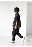 メスノウン(MASSNOUN) NYLON METAL SIGNATURE CARGO PANTS MUZTP001-BK