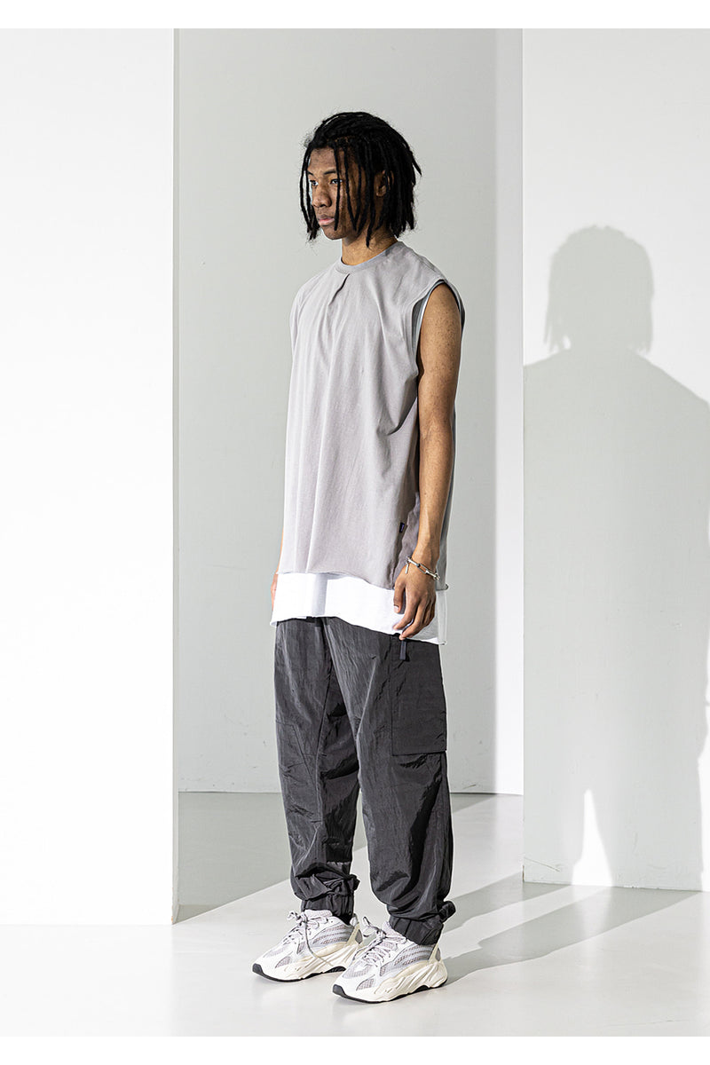 メスノウン(MASSNOUN) NYLON METAL SIGNATURE CARGO PANTS MUZTP001-DG