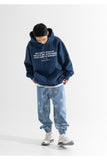 マスノウン(MASSNOUN)SMILE PATTERN DENIM PANTS MWOJP001-BL