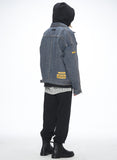 オベルー(OVERR) 20SS LABEL WASHED DENIM JACKET