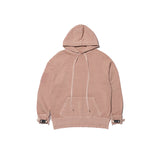 オベルー(OVERR) 20SS VELCRO PIGMENT INDIPINK HOODIE