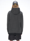 オベルー(OVERR) 20SS PIGMENT CHARCOAL HOODIE