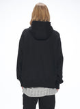 オベルー(OVERR) 20SS BASIC LOGO BLACK HOODIE