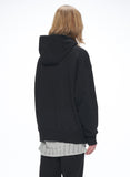 オベルー(OVERR) 20SS BASIC LOGO BLACK HOODIE