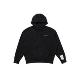 オベルー(OVERR) 20SS BASIC LOGO BLACK HOODIE