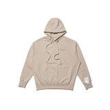 オベルー(OVERR) 20SS BASIC LOGO BEIGE HOODIE