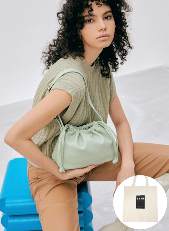 BBYB(ビービーワイビー) Balloon (S) Shoulder Bag (Pale Green)