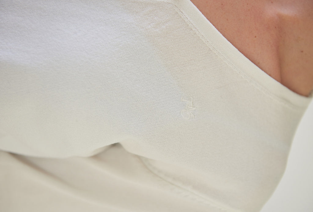 TMO BY 13MONTH（ティーエムオーバイサーティンマンス）RIBBED HEM CARDIGAN (WHITE)