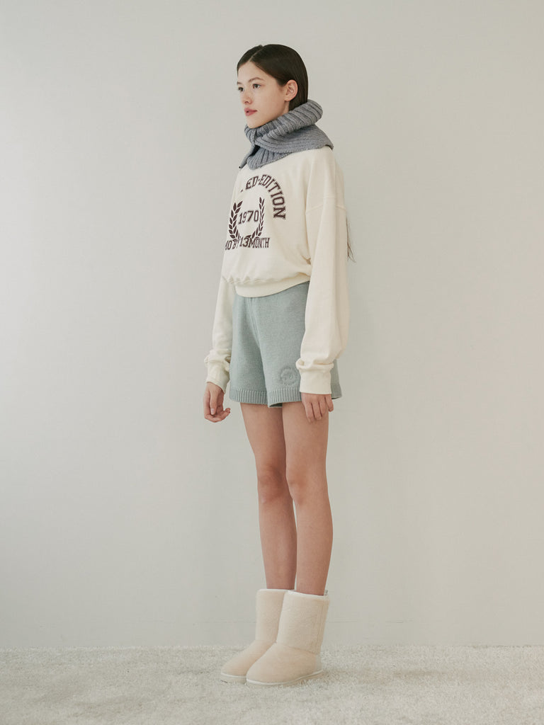 TMO BY 13MONTH（ティーエムオーバイサーティンマンス）RIBBED NECK WARMER (GRAY)