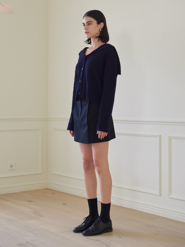 TMO BY 13MONTH（ティーエムオーバイサーティンマンス）SAILOR COALLAR CARDIGAN (NAVY)