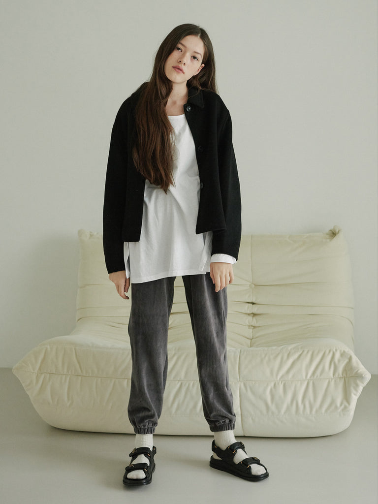 TMO BY 13MONTH（ティーエムオーバイサーティンマンス）SIDE SLIT T-SHIRT (WHITE)