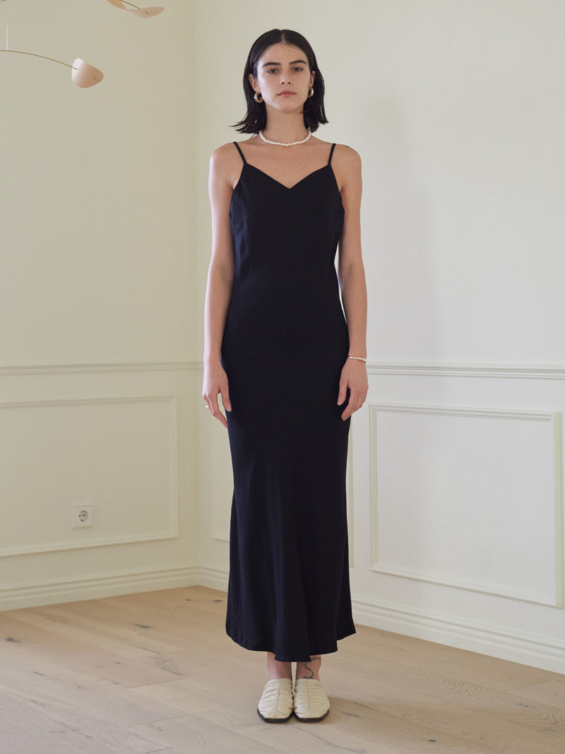 TMO BY 13MONTH（ティーエムオーバイサーティンマンス）SLIP ONE PIECE (BLACK)